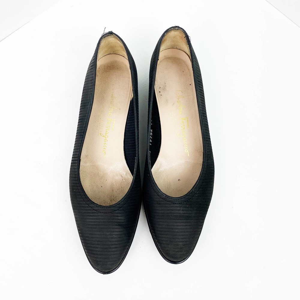 Salvatore Ferragamo Black Ballet Flats 7